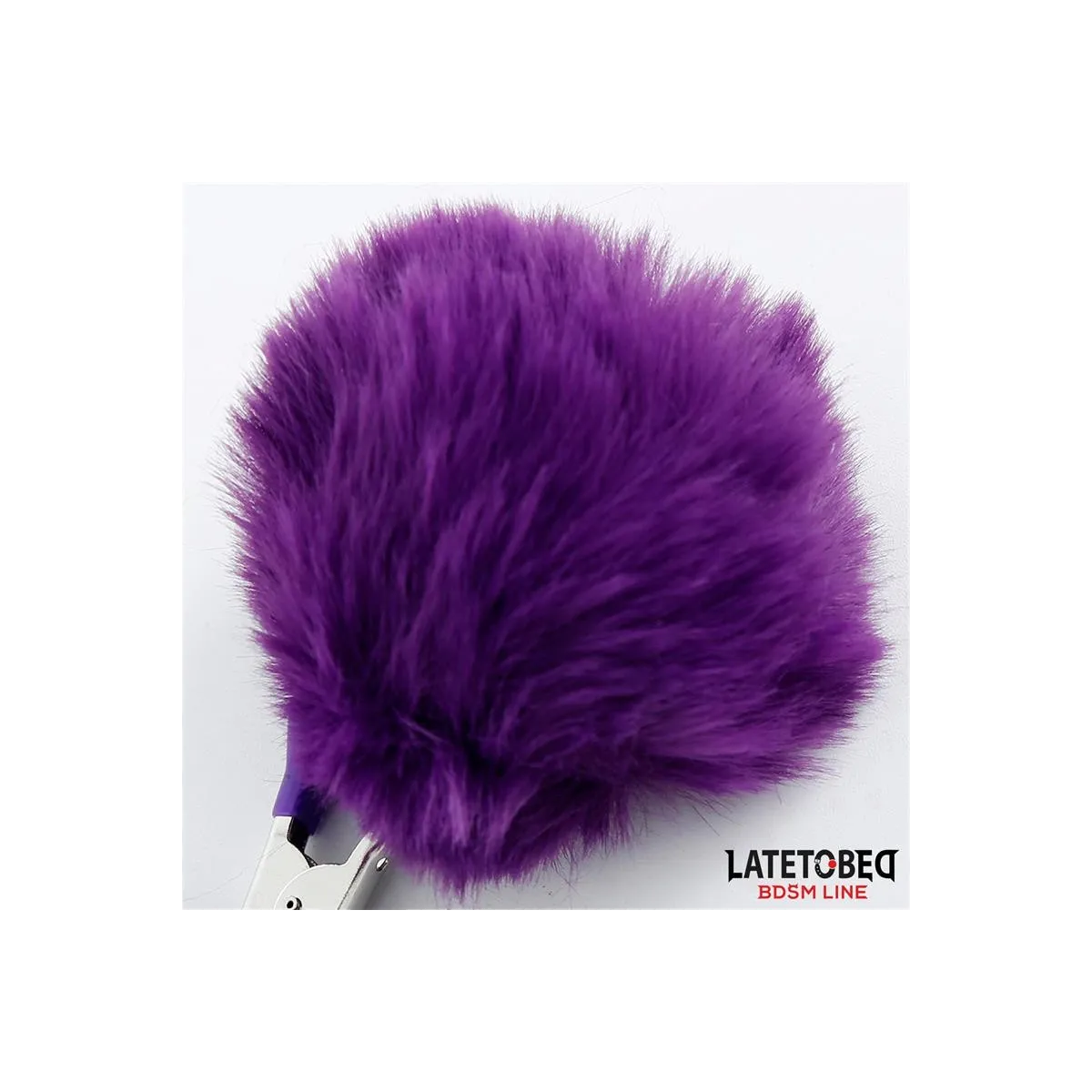 Nippelklemmen mit Lila Fell von Latetobed BDSM Line | Fesselliebe.de
