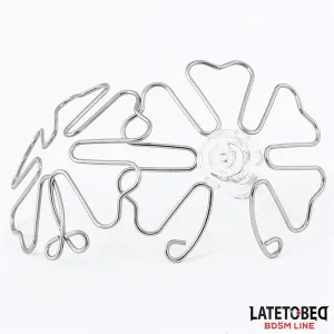 Blumenförmiges Nippel-Accessoire von Latetobed BDSM Line