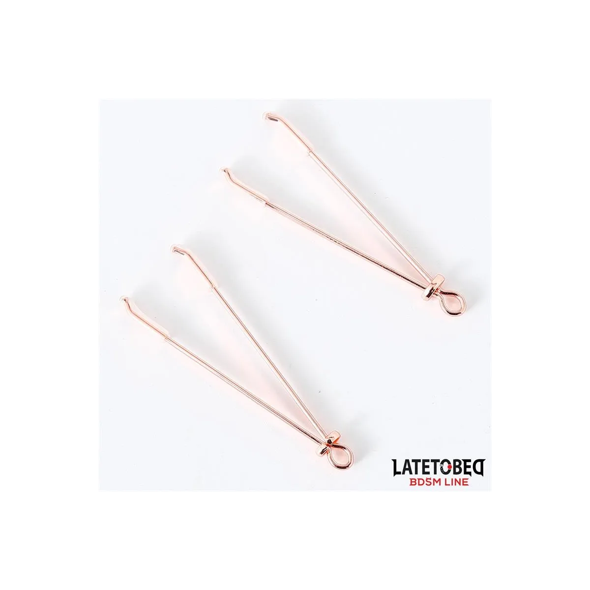 Nippelklemmen Farbe Roségold von Latetobed BDSM Line | Fesselliebe.de