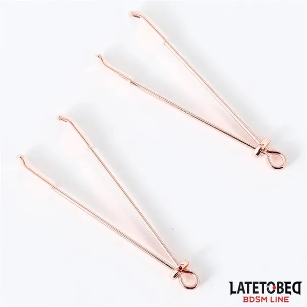 Nippelklemmen Farbe Roségold von Latetobed BDSM Line | Fesselliebe.de