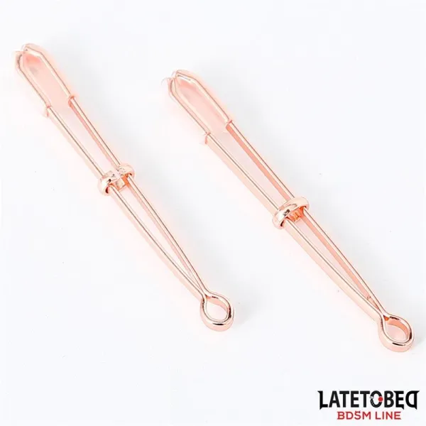Nippelklemmen Farbe Roségold von Latetobed BDSM Line | Fesselliebe.de