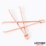 Nippelklemmen Farbe Roségold von Latetobed BDSM Line | Fesselliebe.de