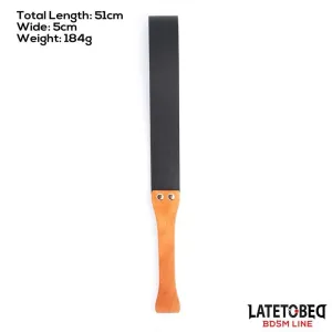 Flexibles Paddel mit Holzgriff 51 cm von Latetobed BDSM Line