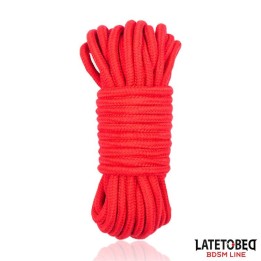 Bondage-Baumwollseil 5 M Rot von Latetobed BDSM Line | Fesselliebe.de