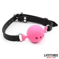 Atmungsaktiver Silikon-Ballknebel S – 4 cm von Latetobed BDSM Line