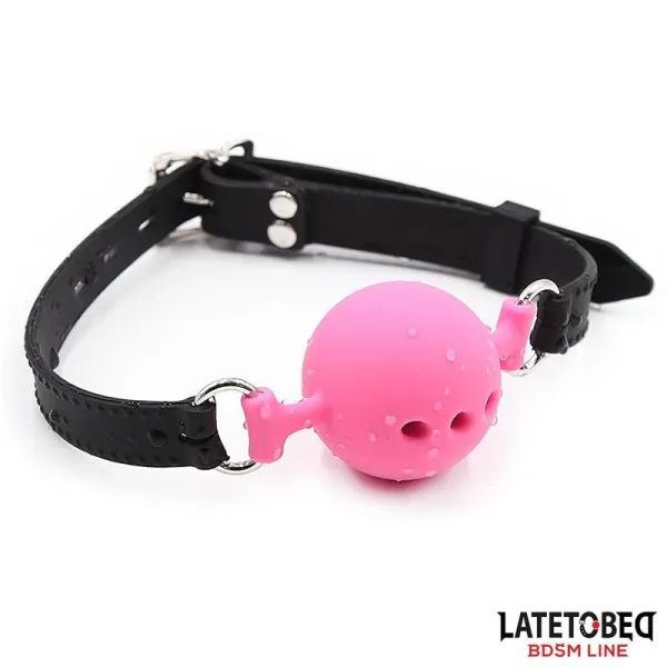 Atmungsaktiver Silikon-Ballknebel S – 4 cm von Latetobed BDSM Line | Fesselliebe.de
