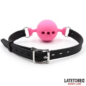 Atmungsaktiver Silikon-Ballknebel S – 4 cm von Latetobed BDSM Line