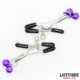 Nippelklemmen mit Glocke von Latetobed BDSM Line | Fesselliebe.de