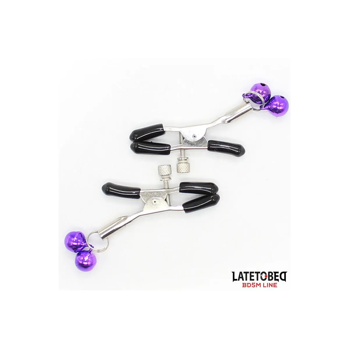 Nippelklemmen mit Glocke von Latetobed BDSM Line | Fesselliebe.de
