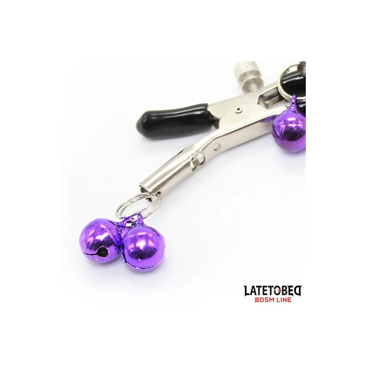 Nippelklemmen mit Glocke von Latetobed BDSM Line | Fesselliebe.de