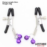 Nippelklemmen mit Glocke von Latetobed BDSM Line | Fesselliebe.de