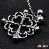 Metall-Blumen-Nippelklemmen mit Kette von Latetobed BDSM Line | Fesselliebe.de