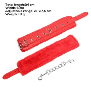 Verstellbare Handschellen aus Hochwertigem Fell von Latetobed BDSM Line
