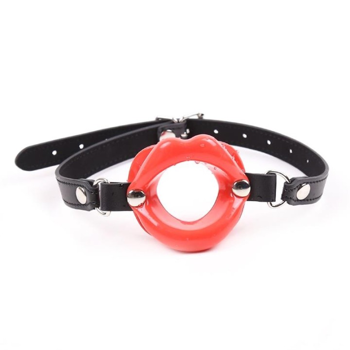 Lippenknebel, Mundförmig, Verstellbar 39-58 cm von Latetobed BDSM Line | Fesselliebe.de