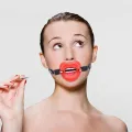 Lippenknebel, Mundförmig, Verstellbar 39-58 cm von Latetobed BDSM Line