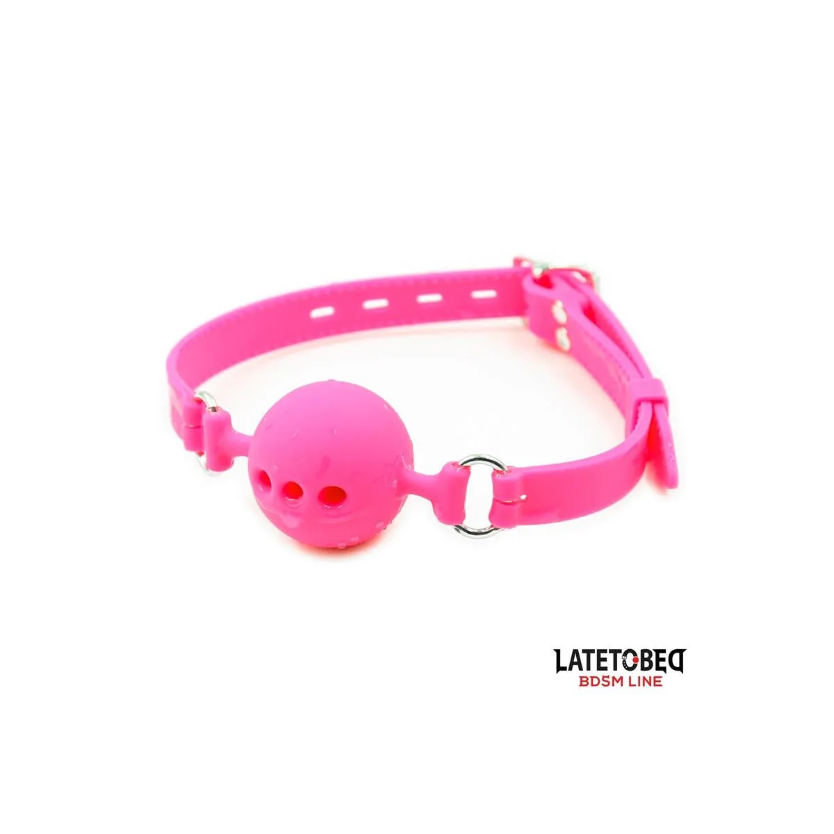 Atmungsaktiver Ballknebel aus Silikon S – 4 cm von Latetobed BDSM Line | Fesselliebe.de
