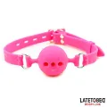 Atmungsaktiver Ballknebel aus Silikon S – 4 cm von Latetobed BDSM Line