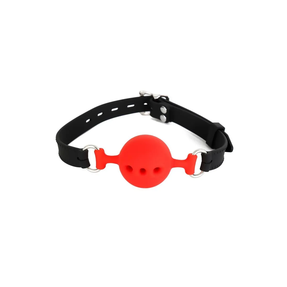 Atmungsaktiver Ballknebel aus Silikon S – 4 cm von Latetobed BDSM Line | Fesselliebe.de