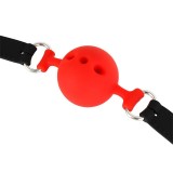 Atmungsaktiver Ballknebel aus Silikon S – 4 cm von Latetobed BDSM Line | Fesselliebe.de