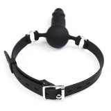 Verstellbarer Dildo-Ballknebel aus Silikon 36-52 cm von Latetobed BDSM Line | Fesselliebe.de