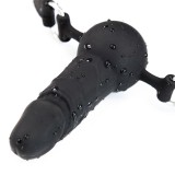 Verstellbarer Dildo-Ballknebel aus Silikon 36-52 cm von Latetobed BDSM Line | Fesselliebe.de