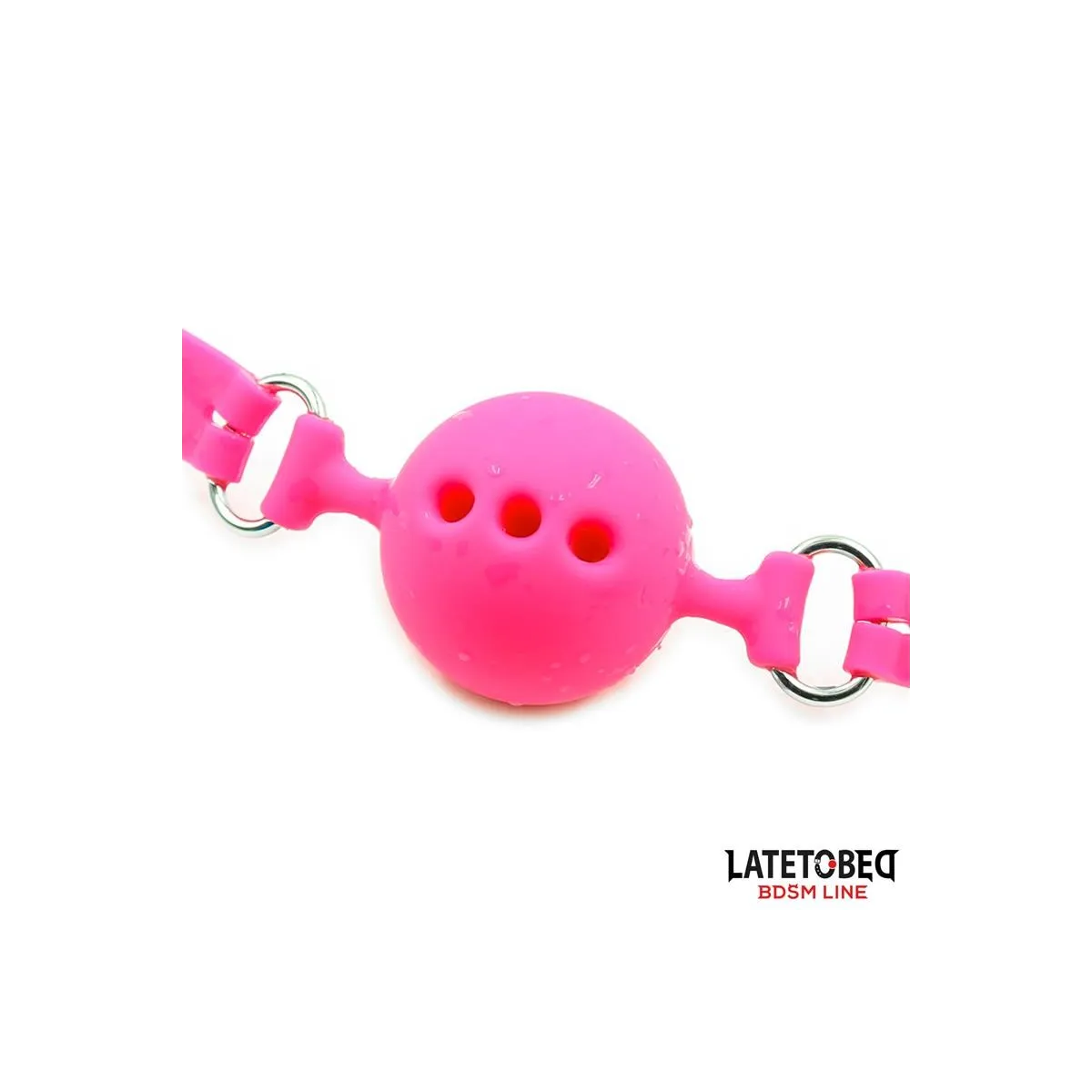 Atmungsaktiver Ballknebel aus Silikon M – 4,5 cm von Latetobed BDSM Line | Fesselliebe.de