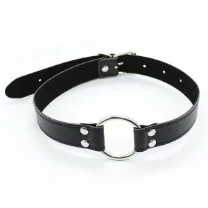 O-Ring-Knebelring aus Metall: 5 cm von Latetobed BDSM Line