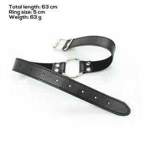 O-Ring-Knebelring aus Metall: 5 cm von Latetobed BDSM Line