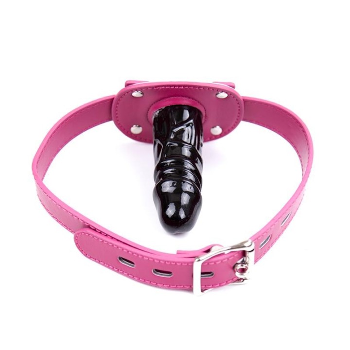 Dildo-Knebelball Verstellbar 46-58 cm – Dildo: 10 cm von Latetobed BDSM Line | Fesselliebe.de