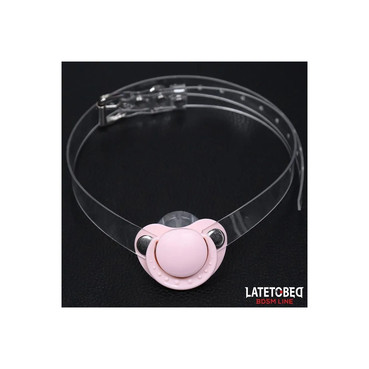 Schnuller-Knebelball Verstellbar 43–60 cm von Latetobed BDSM Line | Fesselliebe.de