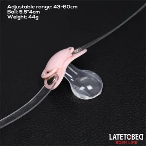 Schnuller-Knebelball Verstellbar 43–60 cm von Latetobed BDSM Line