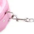 Halsband mit Leine Pastellrosa von Latetobed BDSM Line