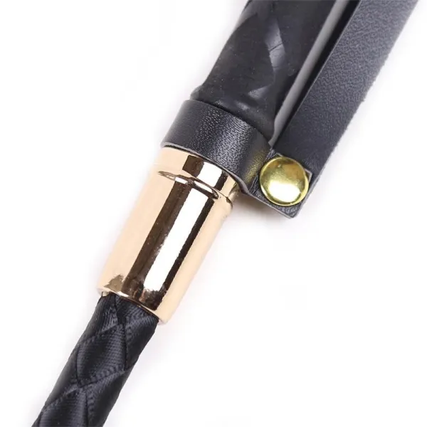 Klassische Metallgerte Schwarz und Gold von Latetobed BDSM Line | Fesselliebe.de