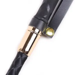 Klassische Metallgerte Schwarz und Gold von Latetobed BDSM Line