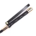 Klassische Gerte Schwarz und Gold 30 cm von Latetobed BDSM Line