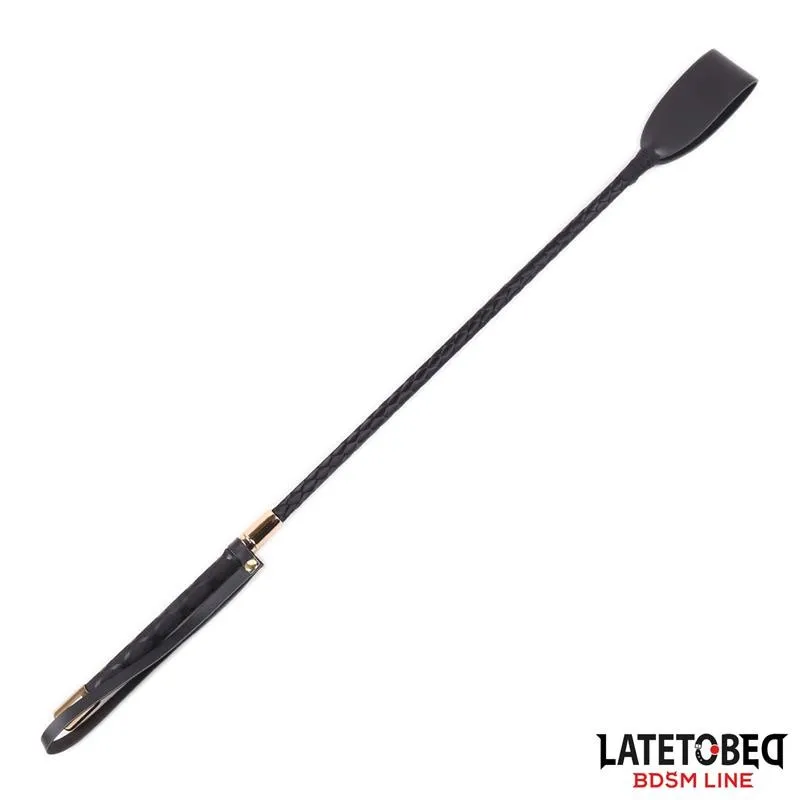 Klassische Gerte Goldfarbenes Metall 55 cm von Latetobed BDSM Line | Fesselliebe.de