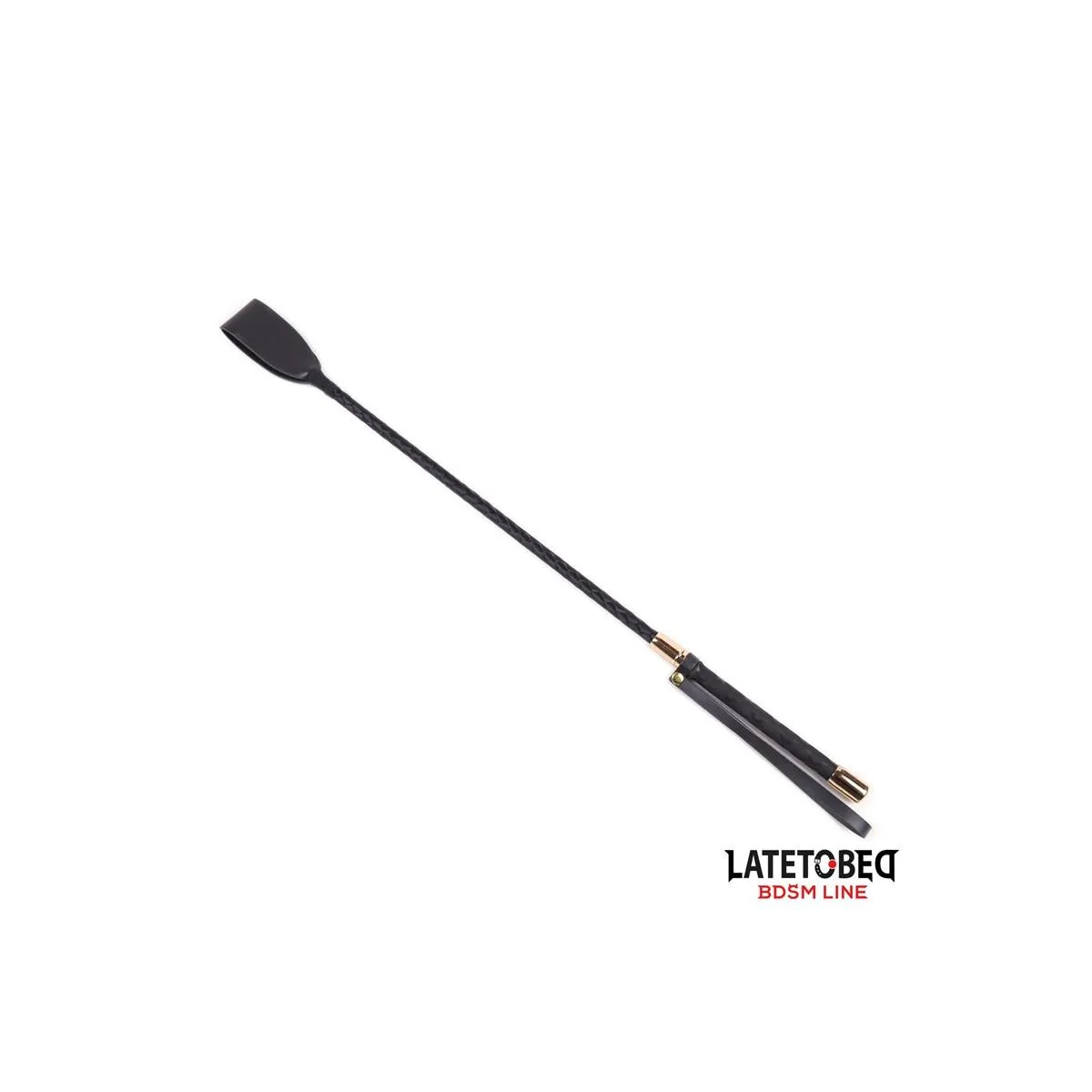 Klassische Gerte Goldfarbenes Metall 55 cm von Latetobed BDSM Line | Fesselliebe.de