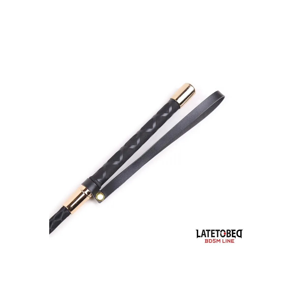 Klassische Gerte Goldfarbenes Metall 55 cm von Latetobed BDSM Line | Fesselliebe.de