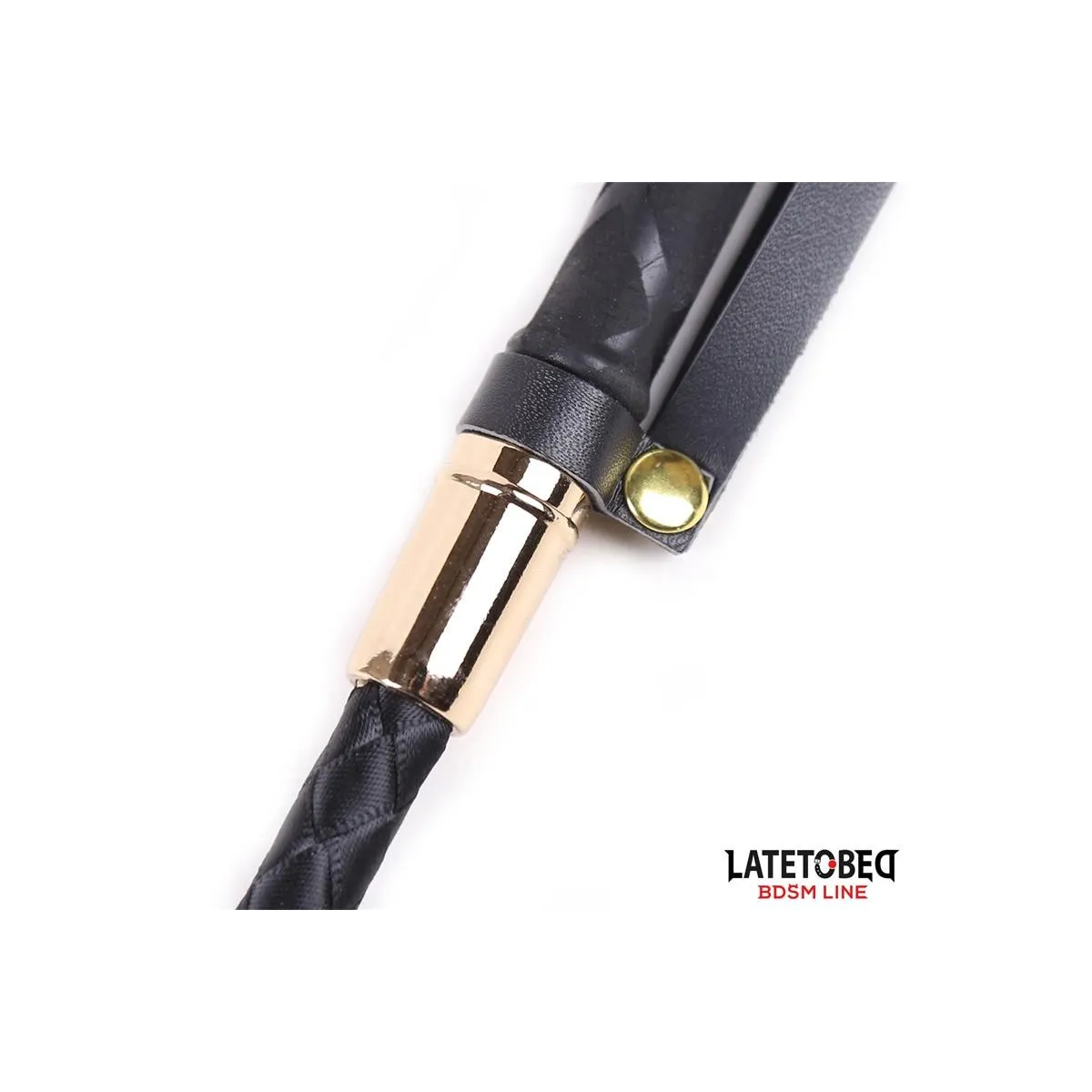 Klassische Gerte Goldfarbenes Metall 55 cm von Latetobed BDSM Line | Fesselliebe.de