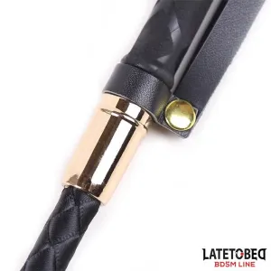 Klassische Gerte Goldfarbenes Metall 55 cm von Latetobed BDSM Line