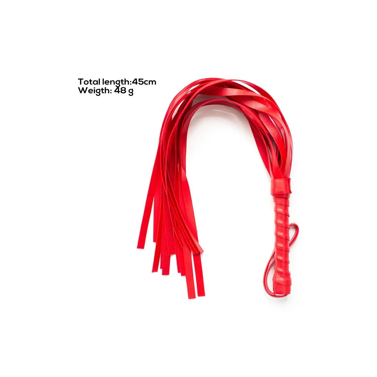 Peitsche, Rot, 45 cm von Latetobed BDSM Line | Fesselliebe.de