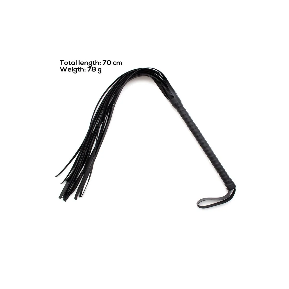 7-Nieten-Peitsche 70 cm von Latetobed BDSM Line | Fesselliebe.de