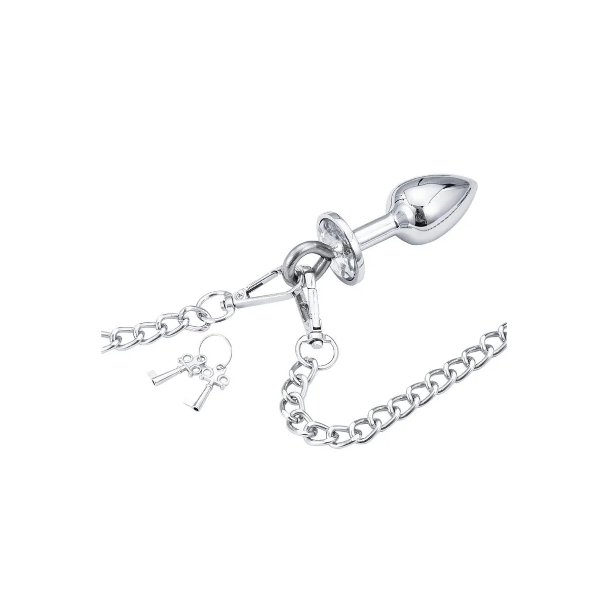 Metall-Handschellen mit Analplug von Latetobed BDSM Line | Fesselliebe.de