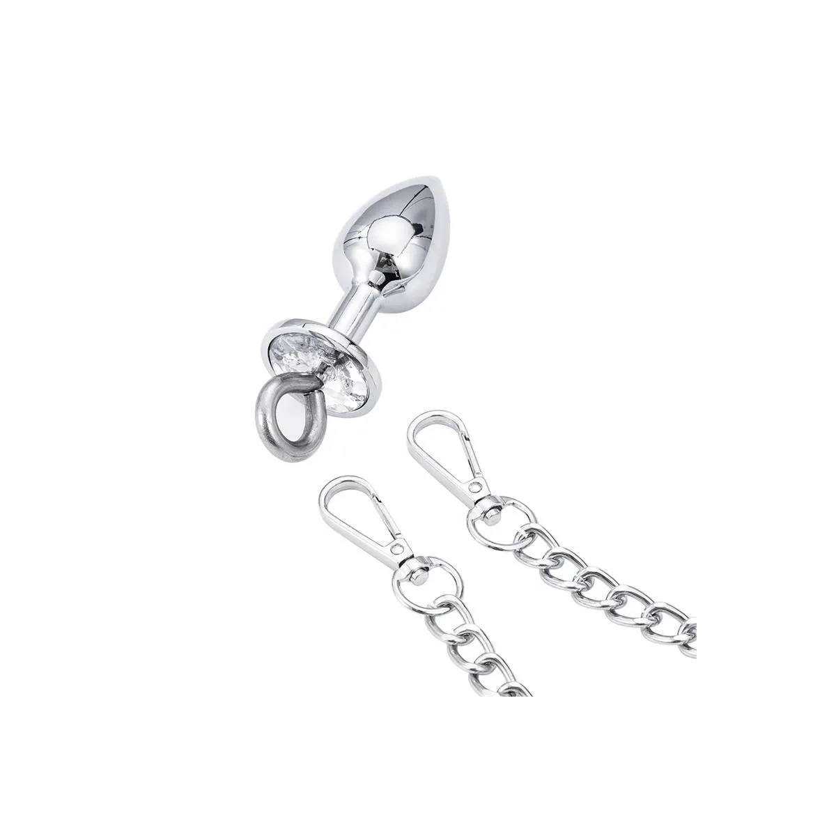 Metall-Handschellen mit Analplug von Latetobed BDSM Line | Fesselliebe.de