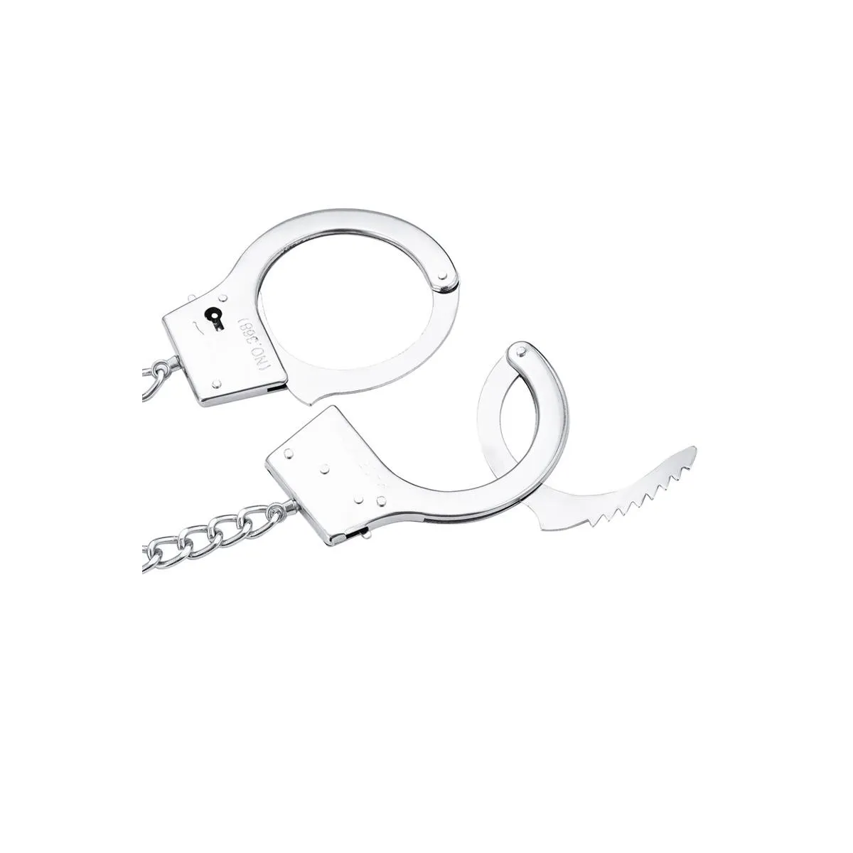 Metall-Handschellen mit Analplug von Latetobed BDSM Line | Fesselliebe.de