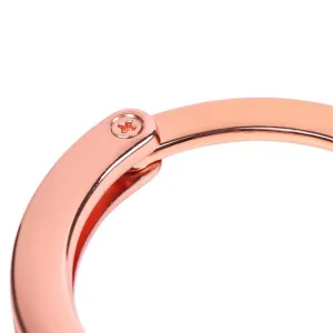 Roségoldene Handschellen mit Totenkopfschlüsseln von Latetobed BDSM Line