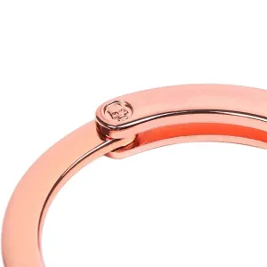 Roségoldene Handschellen mit Totenkopfschlüsseln von Latetobed BDSM Line