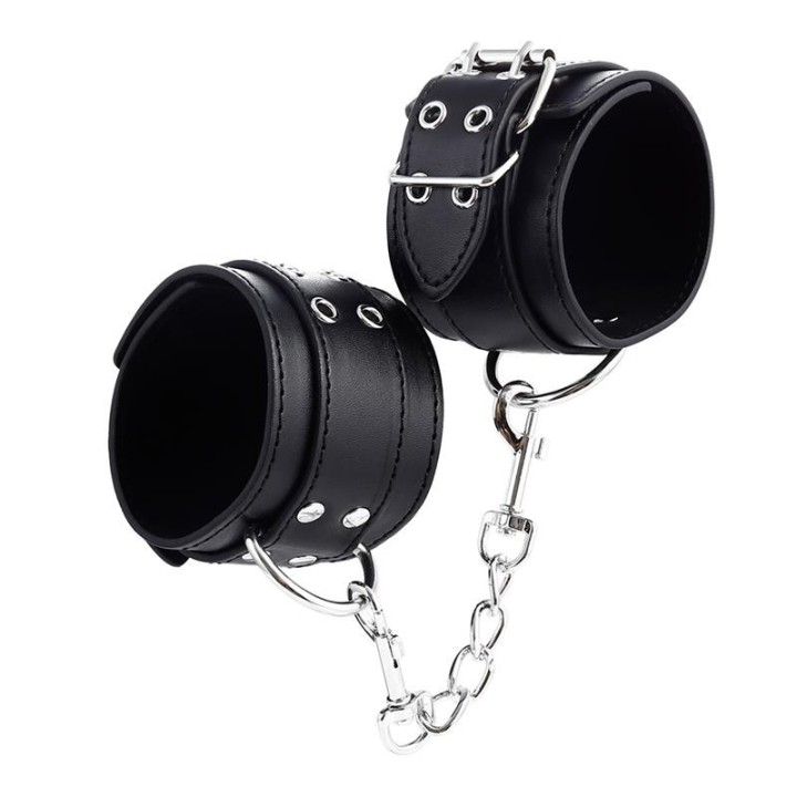 Verstellbare Handschellen mit Doppelter Schnalle von Latetobed BDSM Line | Fesselliebe.de