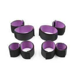 Fesselset mit Handschellen und Fussfesseln, Verstellbar von Latetobed BDSM Line | Fesselliebe.de