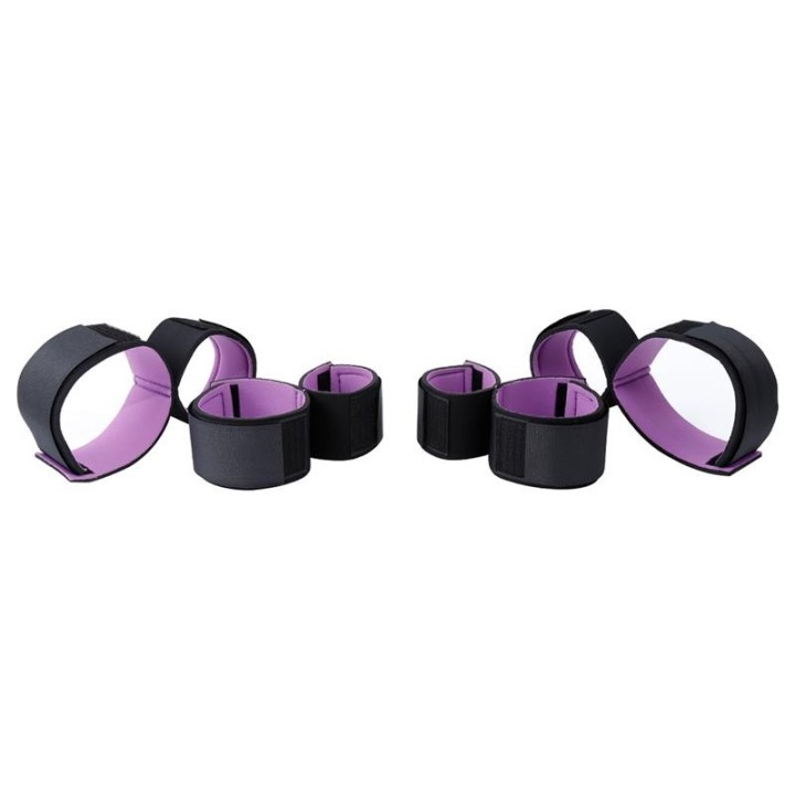 Fesselset mit Handschellen und Fussfesseln, Verstellbar von Latetobed BDSM Line | Fesselliebe.de